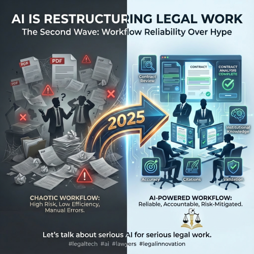 AI is not replacing lawyers in 2025.
