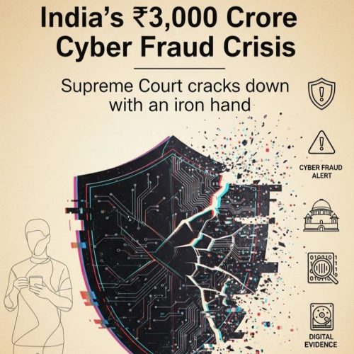 Supreme Court vs ₹3,000 Crore Cyber Fraud — A Wake-Up Call for India’s Digital Era