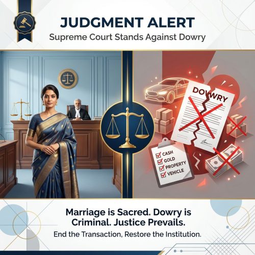 Judgment Alert: When Dowry Turns Marriage Into a Transaction